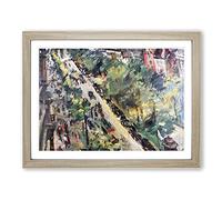 Lovis Corinth Among the Landscape Classic Painting Framed Print | A4 Oak Framed Wall Art | Ready to Hang | Classic Historical Picture | Living Room Bedroom Lounge Office