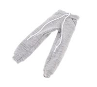 LOVIVER 1/12 Scale Male Figure Clothes Training suits Casual Men's Jogging Tracksuit Set for 6inch Male Figures BJD Doll Accessories, Gray Sweatpants
