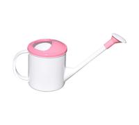 LOVIVER 1.5L Watering Can Long Spout Comfortable Handle with Sprinkler Head,Plant Watering Can for Outdoor Indoor Plants,House Flower, PInk