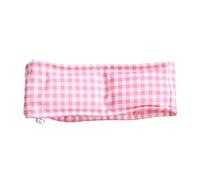 LOVIVER 1-Piece Dog Cooling Bandana, average coral Plaid Neck Wrap with Adjustable Drawstring & Reusable Ice Packs, Breathable Scarf for Summer Outdoor Training strolling