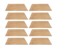 LOVIVER 10Pcs Key Mute Cork Curved Tube Connector Replacement Musical Instrument Saxophone Cork Cork Piece for Alto Soprano Tenor 2mm