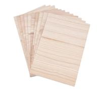 LOVIVER 10x Taekwondo Board Karate Breaking Board Wood Supply Accessory Practicing Hitting Easy to Break Portable Wood Breaking Board, 0.9cm thickness