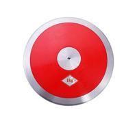LOVIVER 1kg Nylon Sports Training Coordination with Steel Rim and Center Training Equipment for Athletic Sports Events, red