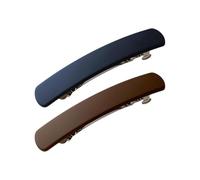LOVIVER 2 Pieces Hair Barrettes for Women Non Slip Headwear Metal Elegant for Thick Hair