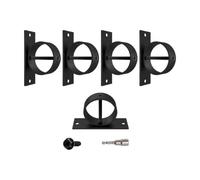 LOVIVER 2 Pieces Rope Tie Down Anchor with Cross Head Screws and Driver Bit for Holding Rope Up to Two Inches Thick on Boats and Decks