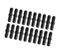 LOVIVER 20 Pieces Barbed Tube Fitting Greenhouse Irrigation Accessory Versatile Kit Straight Through Tube Fittings Garden Hose Joiner