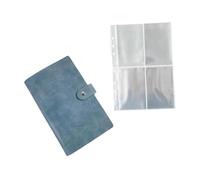 LOVIVER 20 Pieces Seed Storage Container, Organizer Binder Samples Bags Keeper, Jewelry Earrings Storage, Simple Small Garden Seed Saver Packets for Flowers Vegetable Plants, 7.48x9.28 inch, Blue