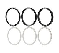 LOVIVER 24/29/30mm 6Pack Spacer Crankset Shim Washers Parts Crank Crankset Bottom Spacer Bike Bottom Bracket for BB86 91 92 PF30 BB30, 30mm