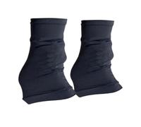 LOVIVER 2Pcs Figure Skating Leg Warmers Extended over The Boot for Training Dance Ballet, black