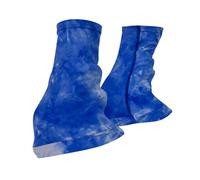 LOVIVER 2Pcs Figure Skating Leg Warmers Extended over The Boot for Training Dance Ballet, blue