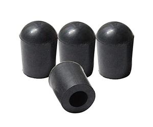 LOVIVER 2x 2 Pieces of Rubber Tipped Musical Instruments with Rubber Tip