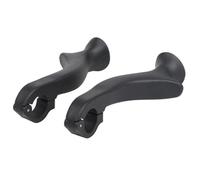 LOVIVER 2x Bar Ends Parts Decor Easy Install Cycling Gear Bike Handlebar Grips for Adults Mountain Bike Repair 21.8mm to 24mm, Black