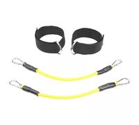 LOVIVER 2X Leg Resistance Bands Speed Agility Training Tool (with Ankle Straps) Ankle Resistance Bands for Glute Exercise, 3 Pcs