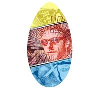 LOVIVER 35" Skimboard with High Gloss Coat Wood Skim Body Board, Lightweight Poplar Wooden Bodyboard, Surf Boards Shallow Water, Beach Sand Board Small Surfboard for Beginners Teens Children Universal