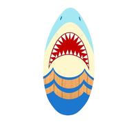 LOVIVER 41" Skimboard with High Gloss Coat Wood Skim Body Board, Lightweight Poplar Wooden Bodyboard, Surf Boards Shallow Water, Beach Sand Board Small Surfboard for Beginners Teens Children Universal