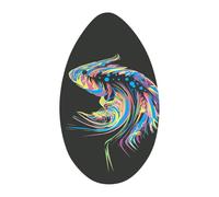 LOVIVER 41" Skimboard with High Gloss Coat Wood Skim Body Board, Lightweight Poplar Wooden Bodyboard, Surf Boards Shallow Water, Beach Sand Board Small Surfboard for Beginners Teens Children Universal