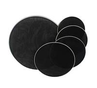 LOVIVER 5Pcs Drum Drumhead Silent Mute Drum Head Quietly Practice Double Layer Drum Head Skin Professional for Drum Players, Adults, Stage Performance, 10 12 14 16 20inch