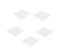 LOVIVER 5x Fish Tank Dividers Lids Egg Crates for Aquariums Bottom Filter Trays Terrarium Lid Easy to Cut Mesh Sheets Bottom Divider, White