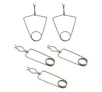LOVIVER 5x Flute Pad Clip Repair Tool Save Effort High Efficiency Compact Multifunctional Professional for Flute Bassoon Sax, L