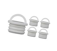LOVIVER 5x Mop Bucket Plugs Silicone Water Stoppers Replaces Easy Installation Accessory Cover Plugs Drain Plugs for Kitchen Bathroom, 29x26mm