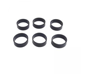 LOVIVER 6-Piece Diving Belt Rings, Diving Belt Loops, Belt Holders, Fixers Made of EPDM Rubber, Lightweight Design for 40mm And 50mm Belts for Freediv