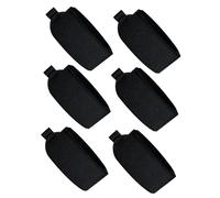 LOVIVER 6 Pieces Ski Straps Ski Fastener Tape Fixing Strap Ski Pole Strap Snowboard Strap for Ski Snowboard Winter Ski Accessories, Black