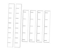 LOVIVER 6X Drawer Dividers Separators Keep Tidy Organisers Drawer Partition Board for Kitchen Utensils Make Desk Dresser, White