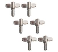 LOVIVER 6x,Drums Screws Nut,Snare Drum Mounting Screws Nut Replaces Drum Set,Solid,Easy to Install Percussion Instrument for Drum Set
