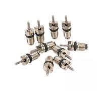 LOVIVER 6x10 Pieces Car Air Conditioning Valve Core Accessory System Repair Kit Replace Accessories Valve Kit