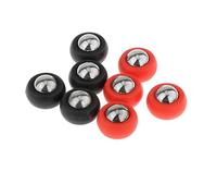 LOVIVER 8x Shuffleboard Pucks Set Tabletop Game Pucks Curling Accessories Equipment Mini Shuffleboard Rollers Set Shuffleboard Table Pucks for Games