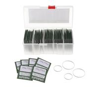 LOVIVER 98Pcs Watch Front Cover Gaskets, Rubber Seal Washers Set, Watch Repair Tool Repair Parts Waterproof Rings