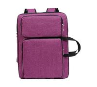 LOVIVER A3 Art Portfolio Case Artists Backpack Artwork Portable Art Bag for Supplies Sketch Bag for Tray Display Screen Painting Paint Brushes,