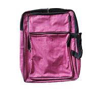 LOVIVER A3 Art Portfolio Case Artists Backpack Artwork Portable Art Bag for Supplies Sketch Bag for Tray Display Screen Painting Paint Brushes, Pink