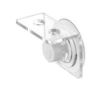LOVIVER Acrylic Coral Frag Holder Coral Frag Rack, Sturdy Aquarium Fish Tank Accessories, Space Saving Shelf with Suction Cup, 2 hole
