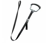LOVIVER Adjustable Kayak Tow Rope Featuring Comfortable Rubber Handle Boat Strap Versatile Buckle System Practical Belt Suitable for Kayak Support Water Sports, Black
