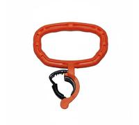 LOVIVER Adjustable Kettlebell Converter Dumbbell Grip Secure Handle Stable Base Multi Purpose Ergonomic Non-Slip Portable Fitness Equipment Suitable for Strength Training Travel, Orange