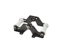 LOVIVER Adjustable Seat Base Rowing Machine Seat Base Replacement Frame Bracket Roller Mount Angled Design With Multiple Mounting Holes suitable for rowing training equipment maintenance