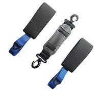 LOVIVER Adjustable Ski Carry Strap Belt Equipments Accessories Gear Ski Straps Carrying slings Handle Strap for Skiing Families Men Kids, Blue