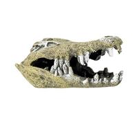 LOVIVER Aquarium Crocodile Decoration, Hideouts Professional, Multipurpose, Aquarium Accessory Resin, Fish Tank Ornament