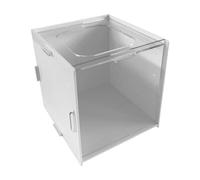 LOVIVER Aquarium Fish Breeder Box Hatchery Transparent Easy to Install Acrylic Hanging Hatching Box for Guppy Clownfish Shrimp Betta, 15x15x15cm