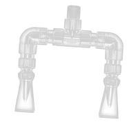 LOVIVER Aquarium Plumbing Kit Return Kit Acrylic Tank Accessories Output Nozzles Improving Water Circulation Return Tube Fitting, Inner Dia. 16mm