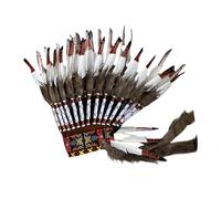 LOVIVER Artificial Feather Headdress Indian Style Headwear for Party Role Playing Events