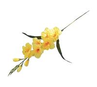 LOVIVER Artificial Gladiolus Flower, Wedding Gladiolus Flower, DIY Vase Filler Ornament with Stem, for Living Room Valentine's Day Farmhouse Decoration, Yellow
