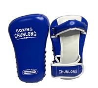 LOVIVER Arts Training Pad Strike Boxing Pad Kick Pad PU Leather Reinforced Piping With Adjustable Secure Fit Suitable for gym workouts partners training classes, Blue