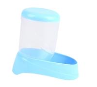 LOVIVER Automatic Hamster Feeder Feeding Bowl Food Container Birds Dispenser for Chinchillas Little Animals Hedgehog Dwarf, Blue