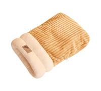 LOVIVER Autumn Winter Warm Cat Bed Cat Hideaway Nest Sleeping Cushion Bed Non Slip Bottom Soft Enclosed Kitten Nest Pet Sleeping Bag, M