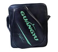 LOVIVER Badminton Racket Bag Shoulder Carry Smooth Zipper Large Capacity with Adjustable Strap Travel Multifunctional Sports Tote Bag, Black