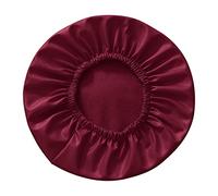 LOVIVER Bar Stool Cover Waterproof PU Leather Elastic Chair Protector Round Seat Cushion Sleeve Stool Slipcover for Salon Hotel Bar Home, Red