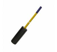 LOVIVER Basketball Blocking Practice Stick With Detachable Sections And Padded PVC Head Suitable for team youth practice school workouts, Black, Round