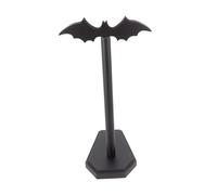 LOVIVER Bat Paper Towel Holder Storage Rack Halloween Decor, Freestanding, Gothic Toilet Roll Holder for Office Holiday Countertop, Big Bat